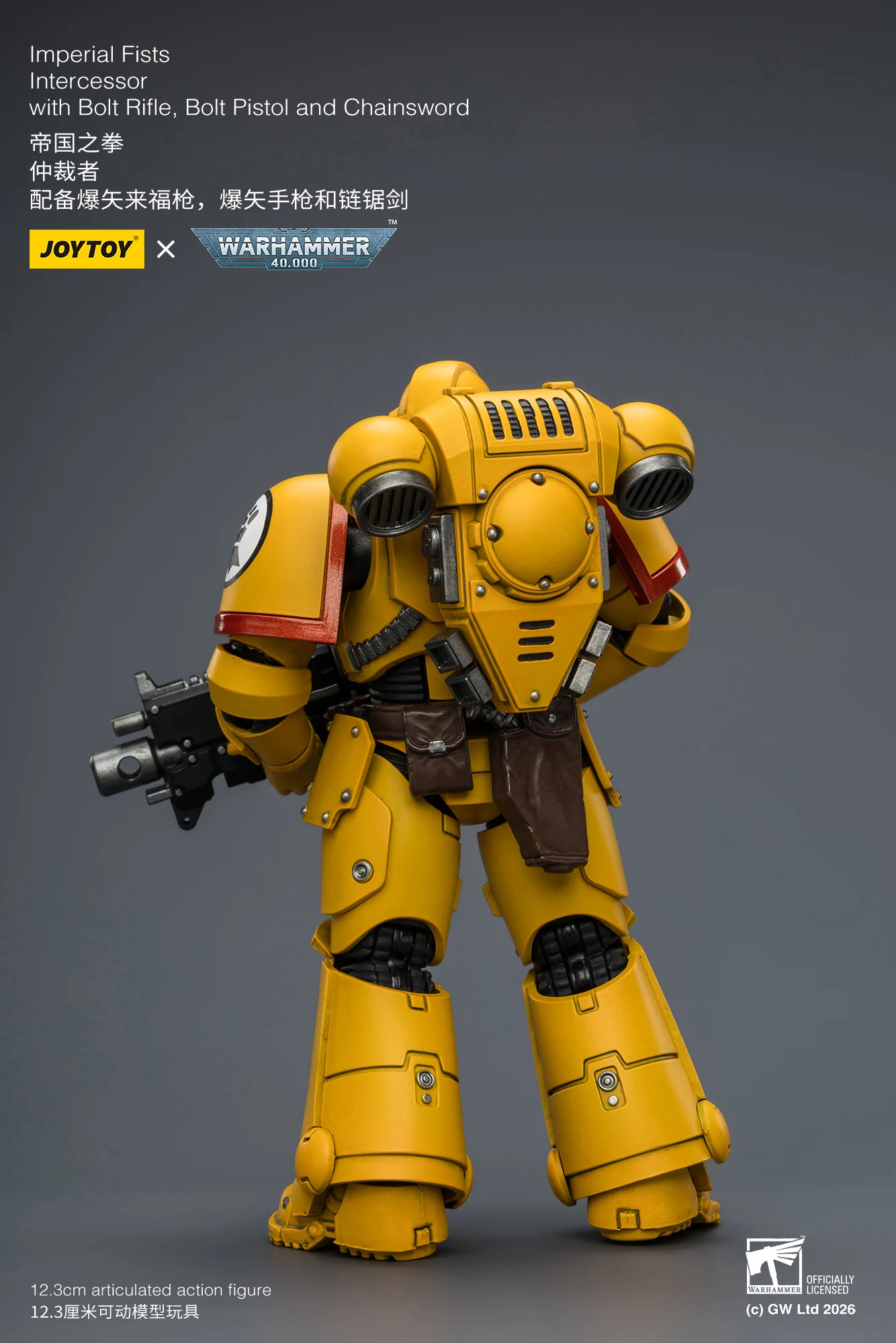 1/18 JOYTOY Action Figure 40K Ultramarines Imperial Fists Blood Angels Intercessor Anime Model Toy