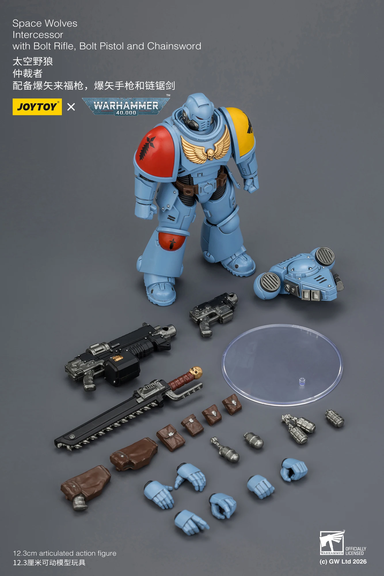 1/18 JOYTOY Action Figure 40K Ultramarines Imperial Fists Blood Angels Intercessor Anime Model Toy