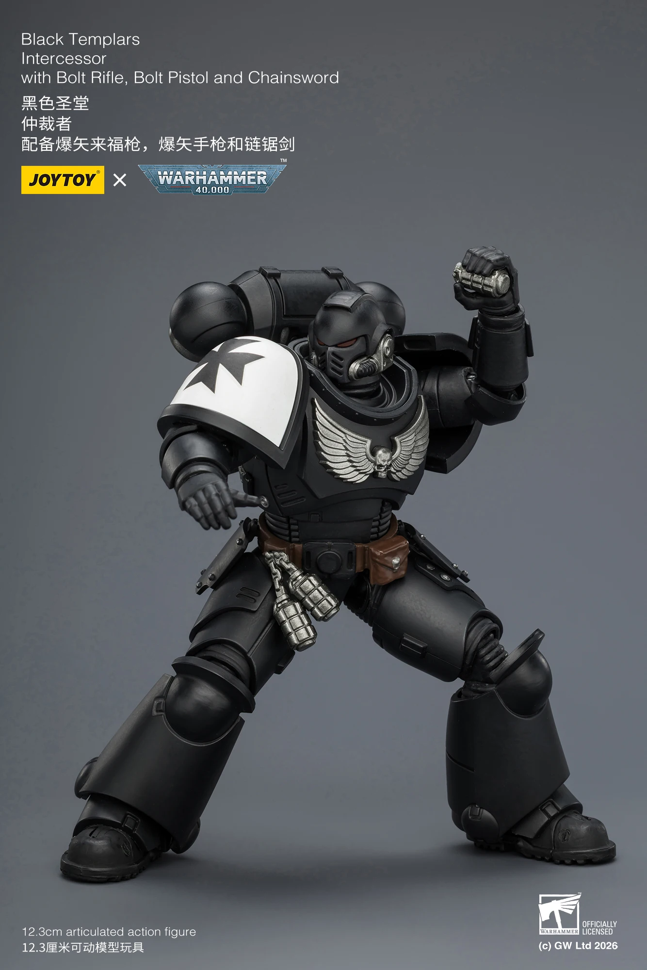1/18 JOYTOY Action Figure 40K Ultramarines Imperial Fists Blood Angels Intercessor Anime Model Toy