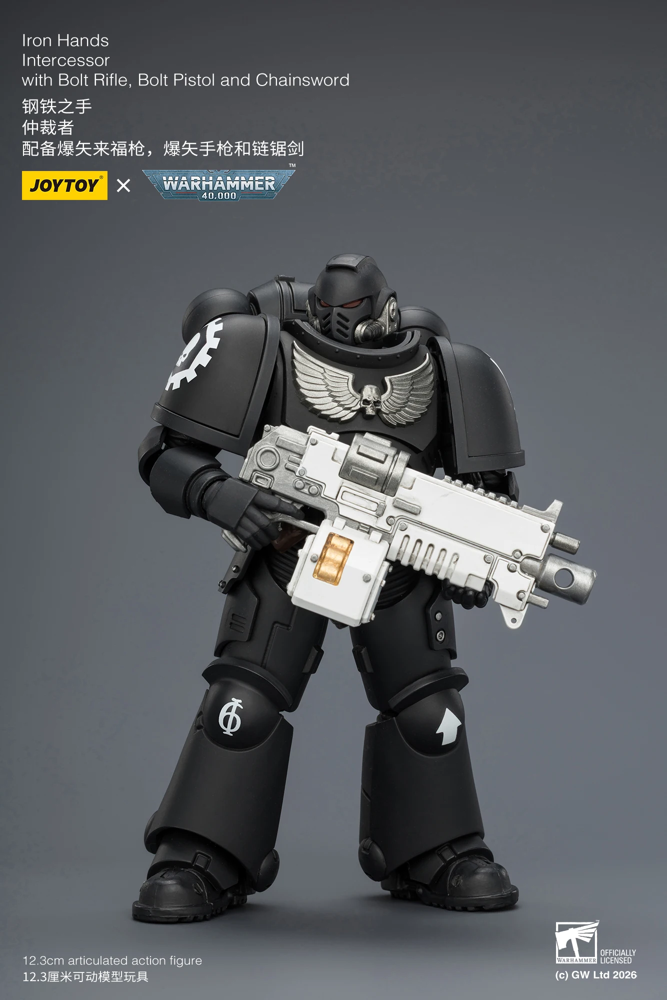1/18 JOYTOY Action Figure 40K Ultramarines Imperial Fists Blood Angels Intercessor Anime Model Toy