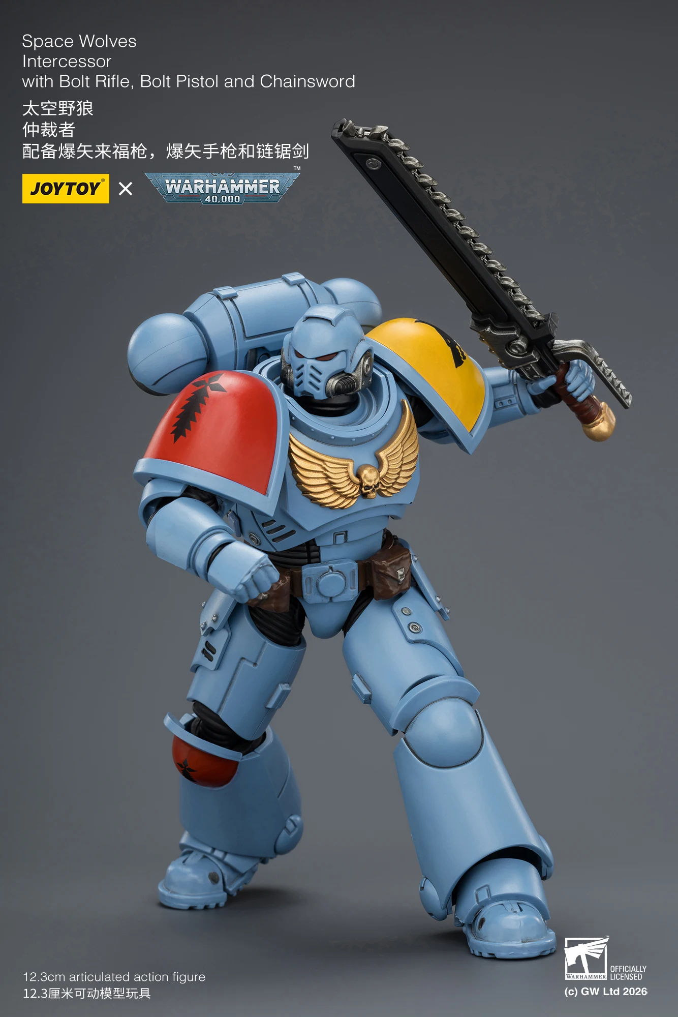1/18 JOYTOY Action Figure 40K Ultramarines Imperial Fists Blood Angels Intercessor Anime Model Toy