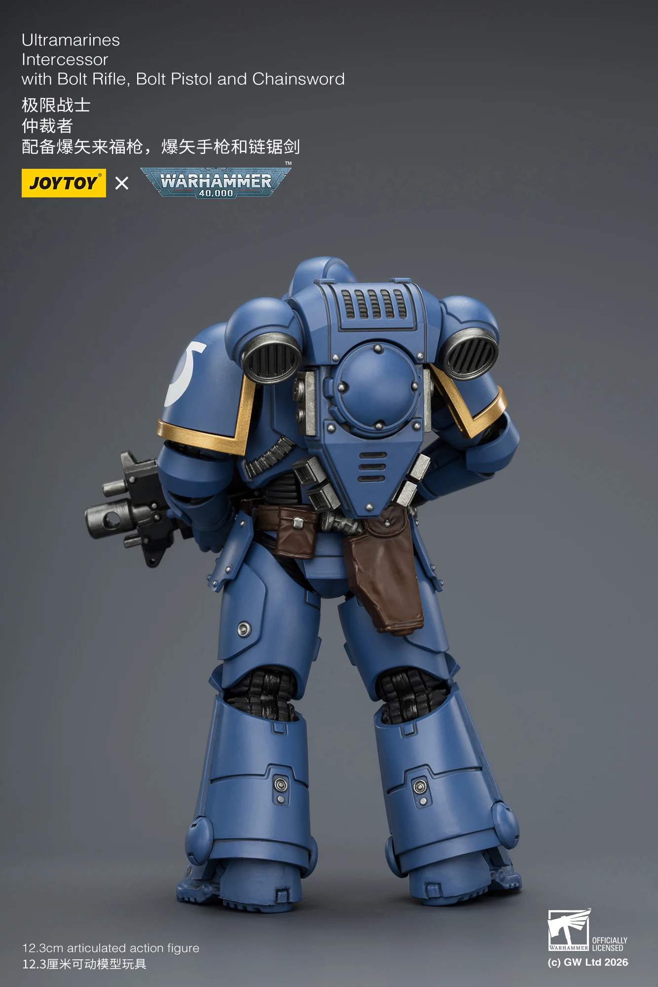 1/18 JOYTOY Action Figure 40K Ultramarines Imperial Fists Blood Angels Intercessor Anime Model Toy