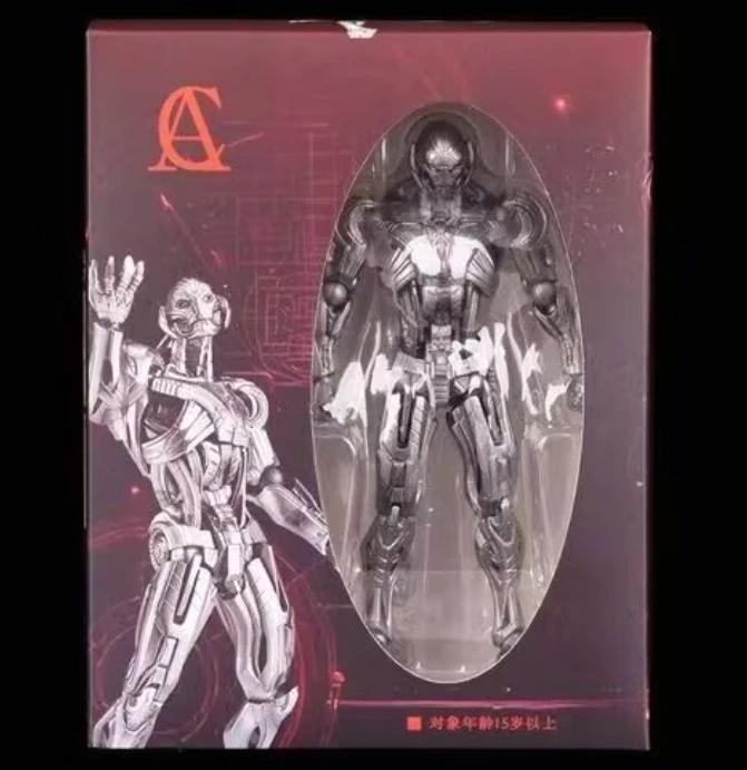 Anime Ultron Action Figure Super Villain Yamaguchi Mechanical Articulated Pvc Painted Collectible Model Desktop Ornamen Gift