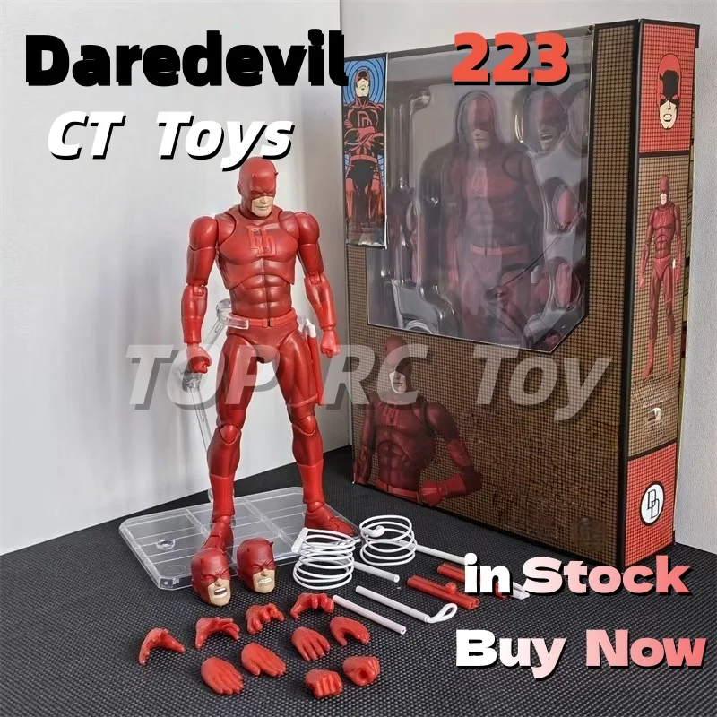 CT Daredevil Figure Mafex 223 Comic Version Shf Anime Action Figure Figurine Statue Model Children's Anime Toys Birthday Gifts