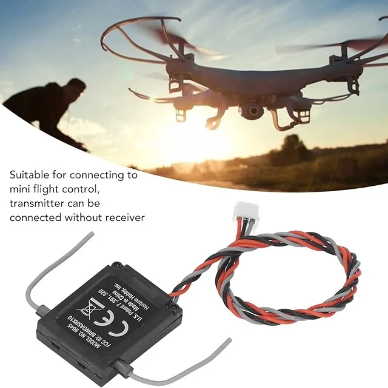 DSMX DSM2 2.4G 8CH Satellite RX Compact Anti Interference Spektrum AR6210 AR8000 AR9020 RC Drone Car Boat Quadcopter