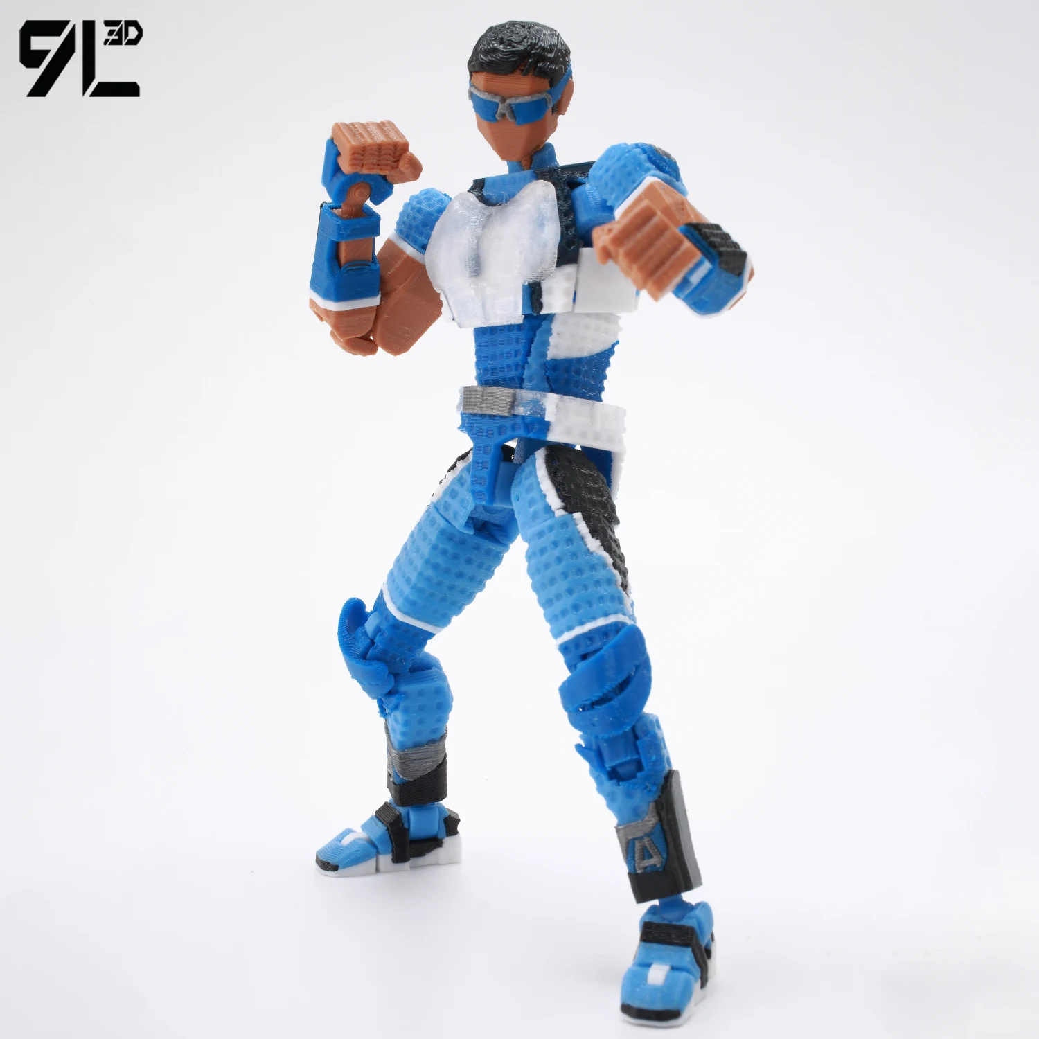 9L3D American Comics Super Soldier Action FigureMultiāJoint Movable Tabletop Decoration Toys Tiant T13 Dummy13 Collectors Model