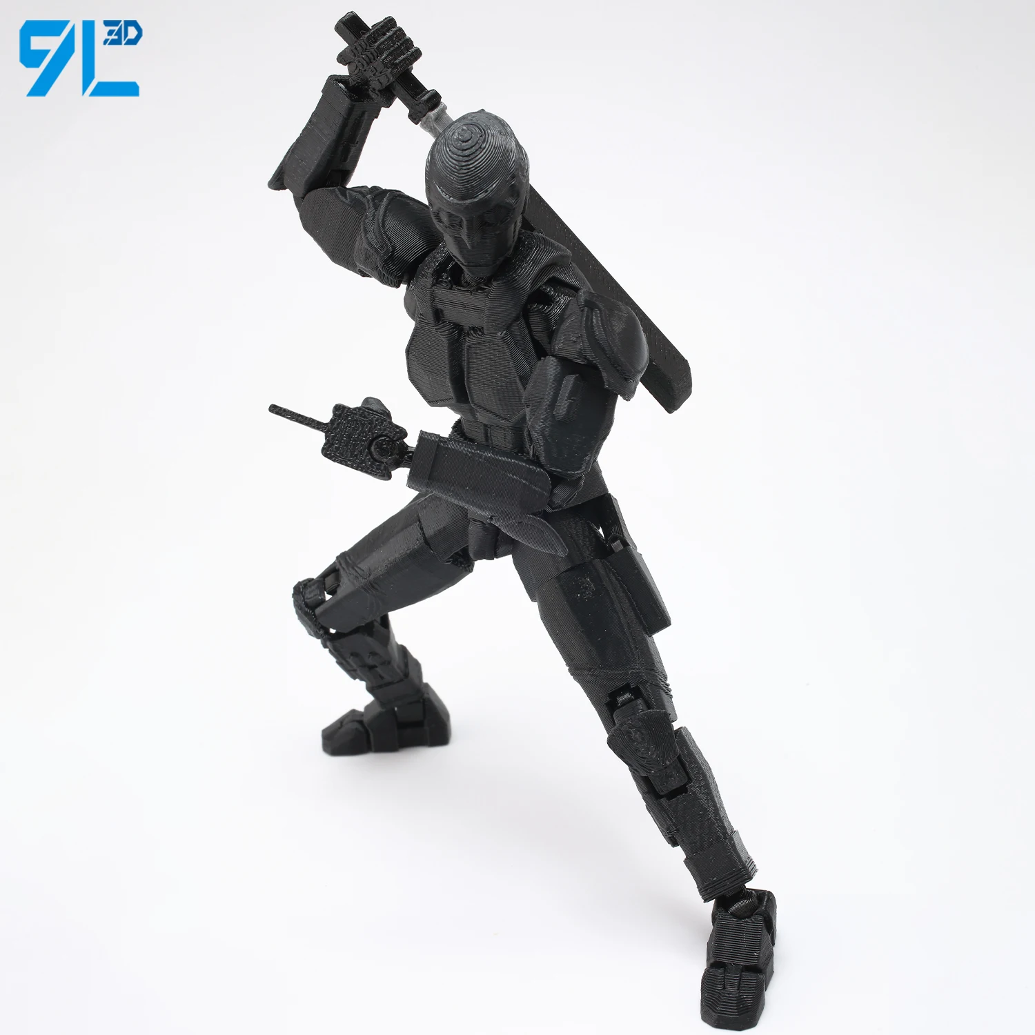 9L3D American Comics Super Soldier Action FigureMultiāJoint Movable Tabletop Decoration Toys Tiant T13 Dummy13 Collectors Model