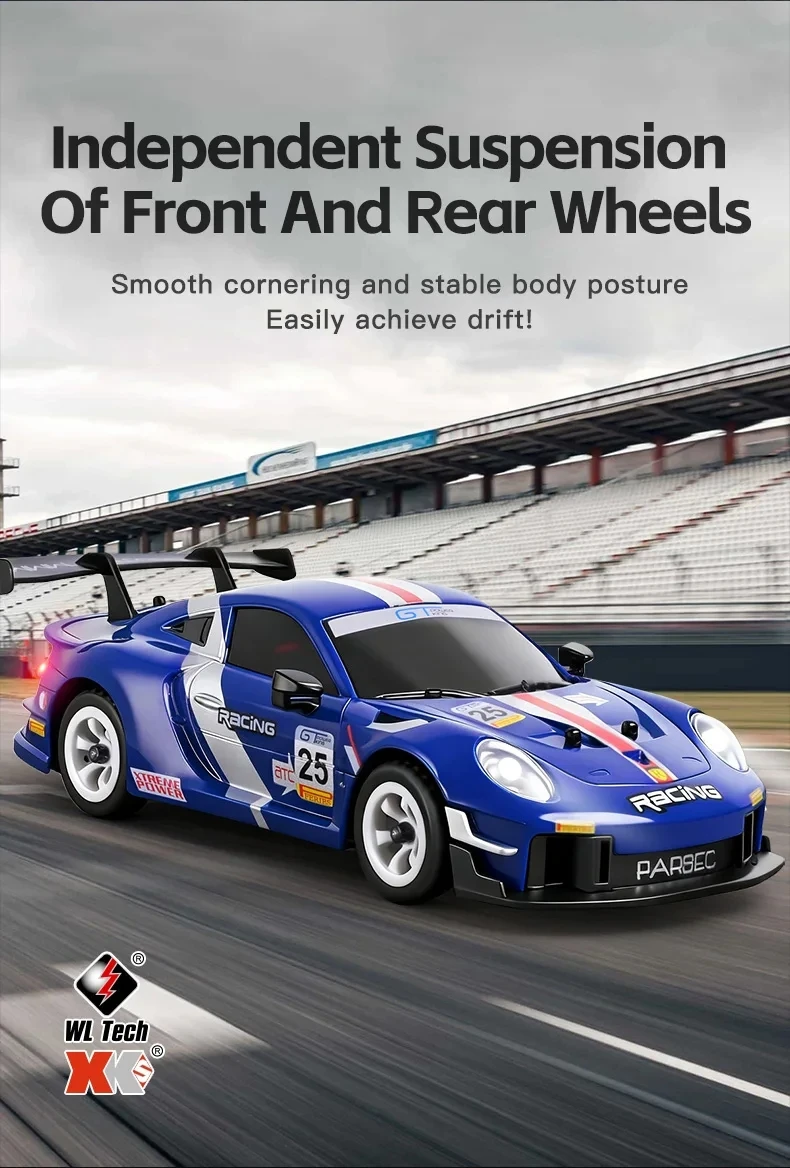 Oike Radio Remote Control Drift Racing WLtoys 284191 284019-A 1/28 RC Drifting Car 4WD 30KM/H High Speed Vehicle Model Mini Gift
