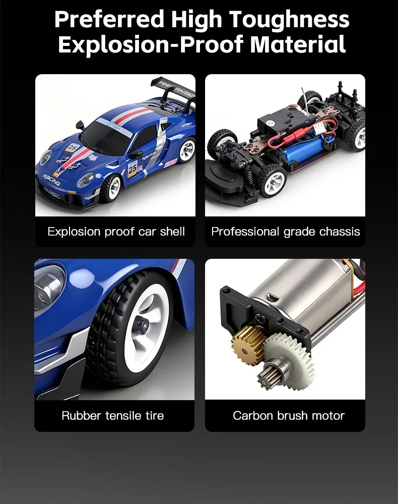 Oike Radio Remote Control Drift Racing WLtoys 284191 284019-A 1/28 RC Drifting Car 4WD 30KM/H High Speed Vehicle Model Mini Gift
