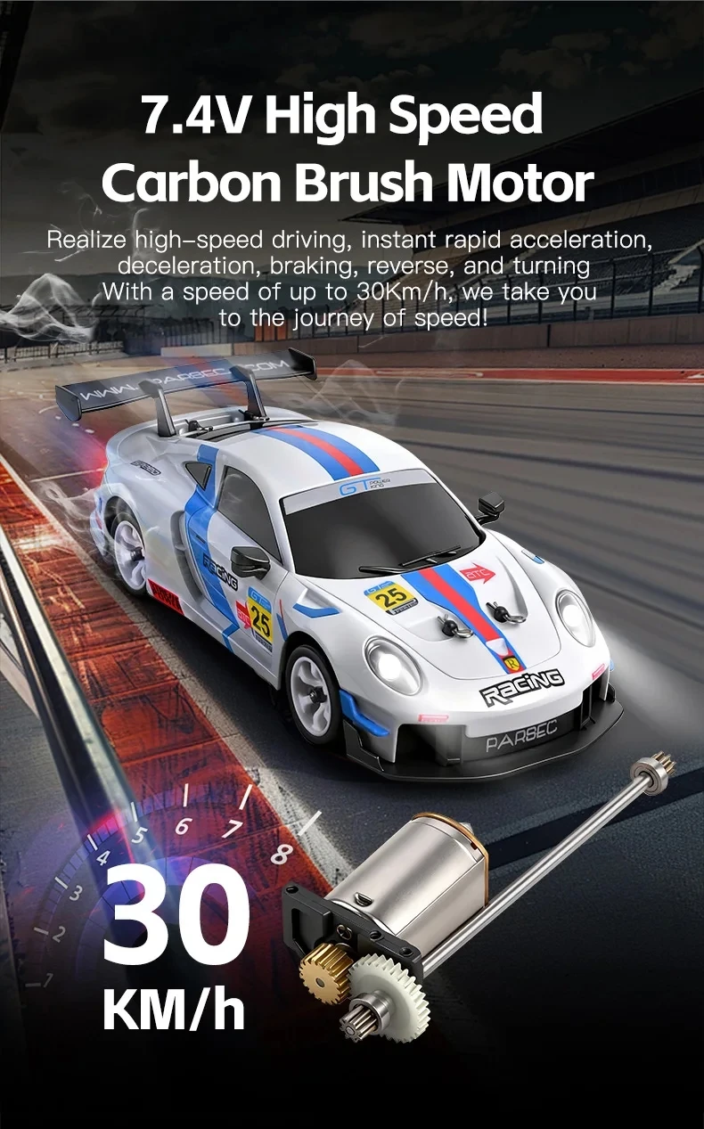 Oike Radio Remote Control Drift Racing WLtoys 284191 284019-A 1/28 RC Drifting Car 4WD 30KM/H High Speed Vehicle Model Mini Gift