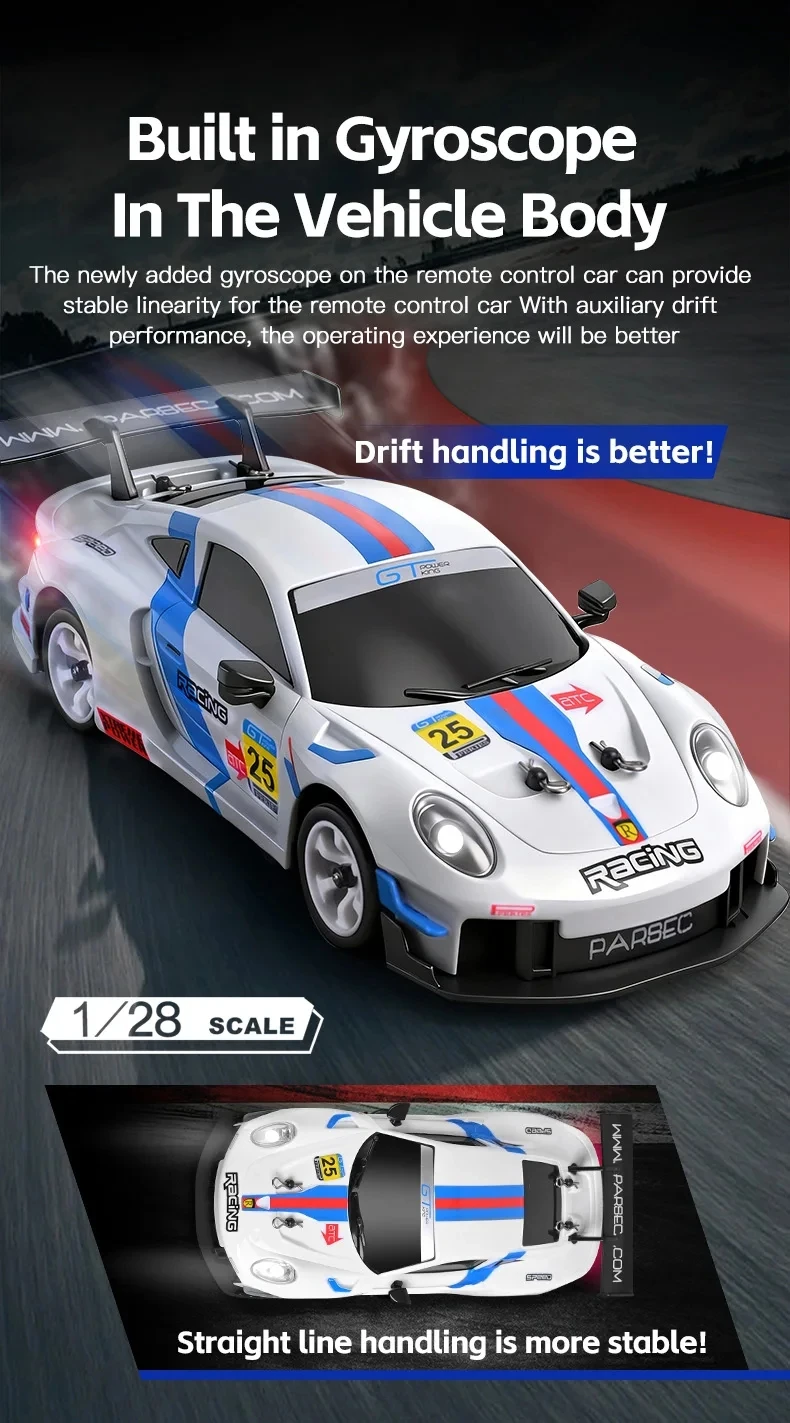Oike Radio Remote Control Drift Racing WLtoys 284191 284019-A 1/28 RC Drifting Car 4WD 30KM/H High Speed Vehicle Model Mini Gift