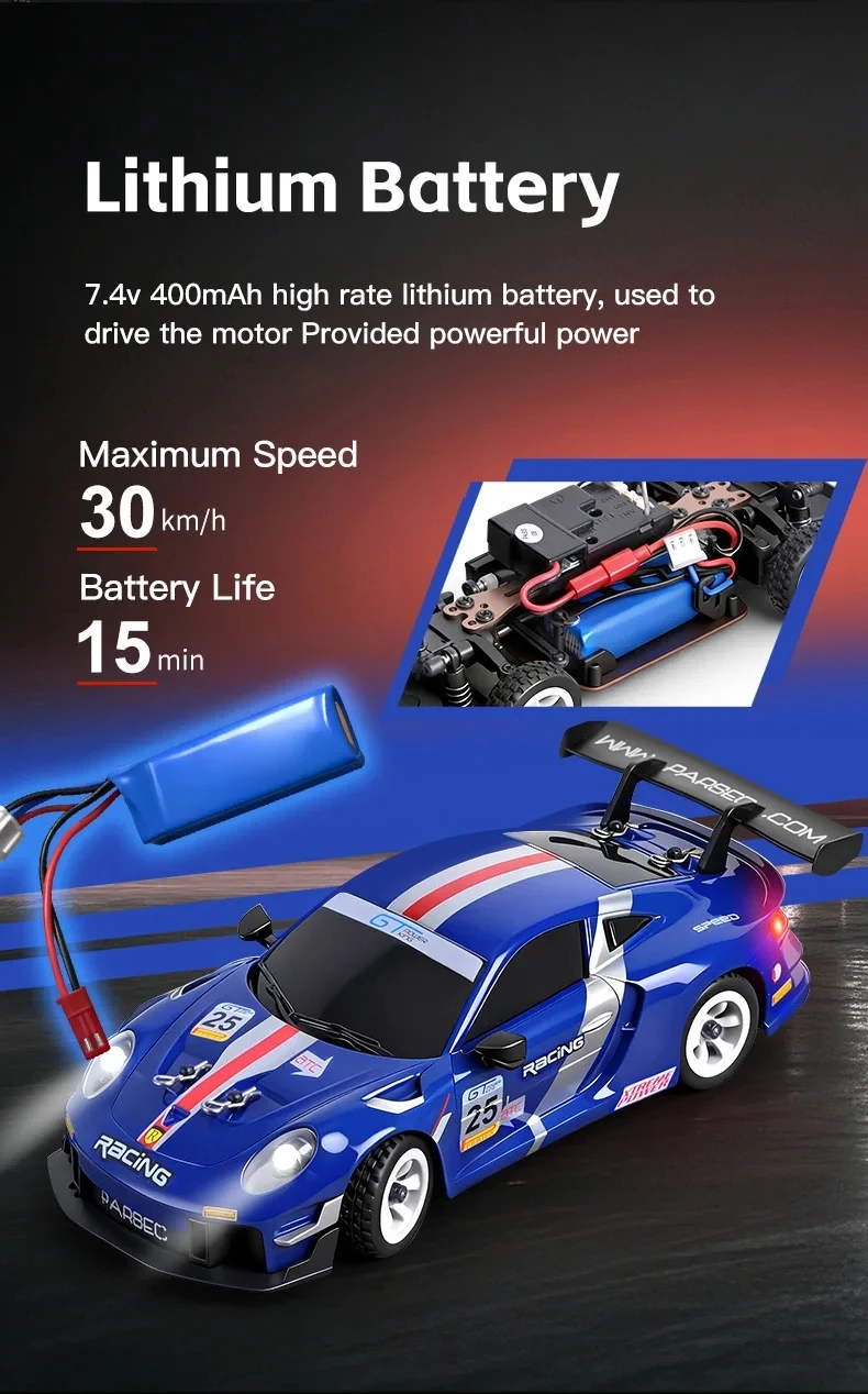 Oike Radio Remote Control Drift Racing WLtoys 284191 284019-A 1/28 RC Drifting Car 4WD 30KM/H High Speed Vehicle Model Mini Gift