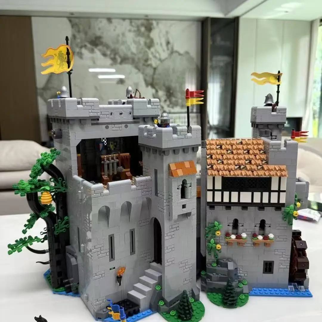 2026 New Model Lion Castle Building Block Toys New Year Birthday Building Blocks