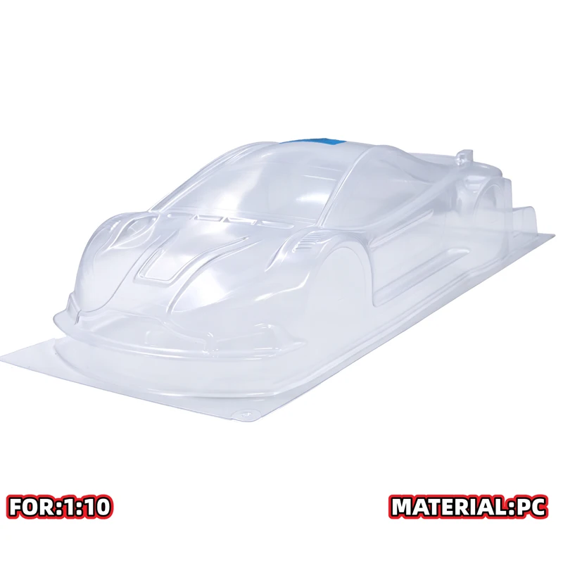 ZooRacing Wolverine ZR‑0011 1/10 Touring Car Body, 190mm Clear Polycarbonate Unpainted RC On‑Road Car Shell Replacement Parts