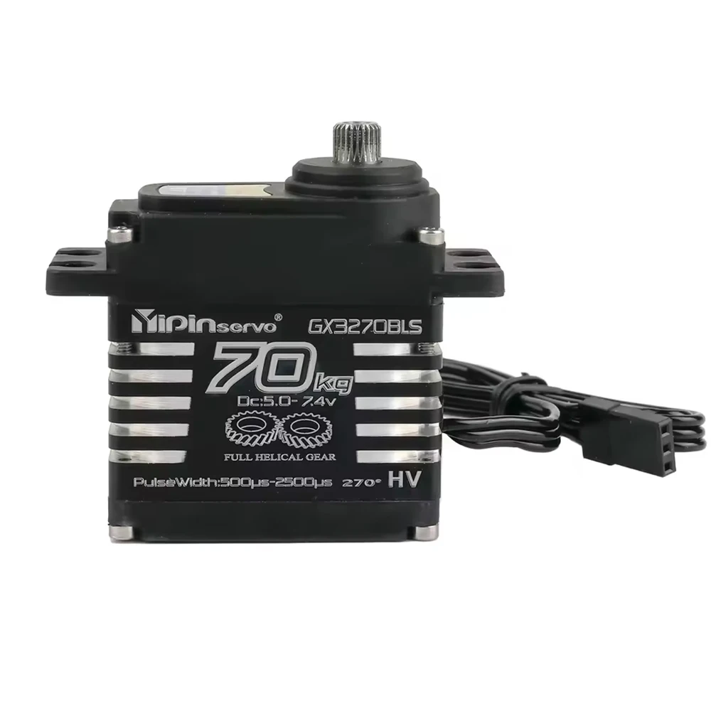 70KG 60KG 55KG Brushless Servos Magnetic Induct 8.4V Steel Helical Gear Servos Motor 25T Metal Servo Arm For 1/8 1/10 RC Car