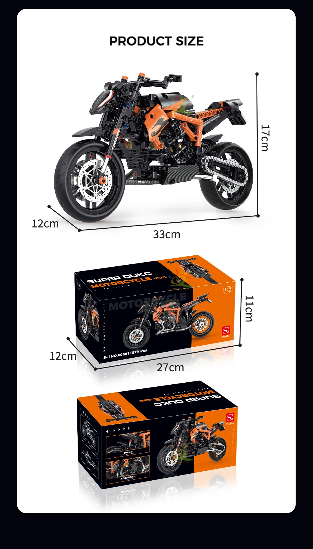 HUIQIBAO High-tech Classic Motorbike Building Model Blocks Moto City Racer Bricks Toy for Kids Boy Children Adult MOC Car Set
