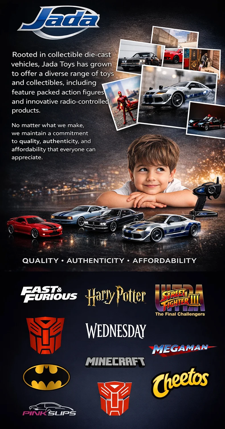 JADA Toys Supernatural 1967 Chevrolet Impala Sport Sedan 1:24 Scale Die-Cast Model JD32250