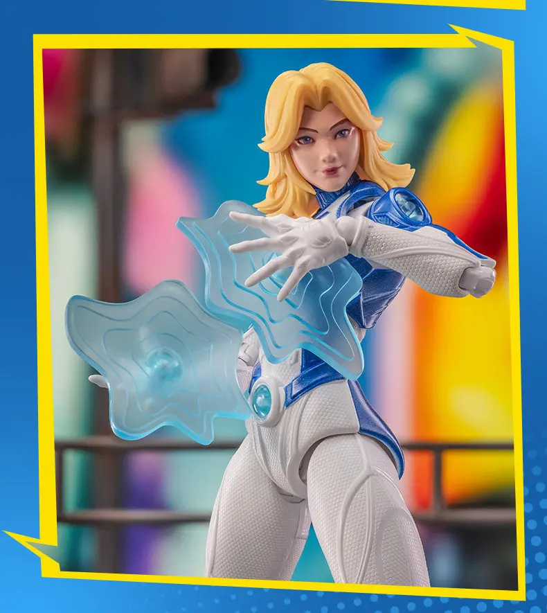 Blokees New Rivals Jeff The Land Shark Invisible Woman Assembly Model Kit Collectible Movable Replaceable Parts For Adult Fan
