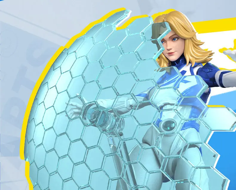 Blokees New Rivals Jeff The Land Shark Invisible Woman Assembly Model Kit Collectible Movable Replaceable Parts For Adult Fan