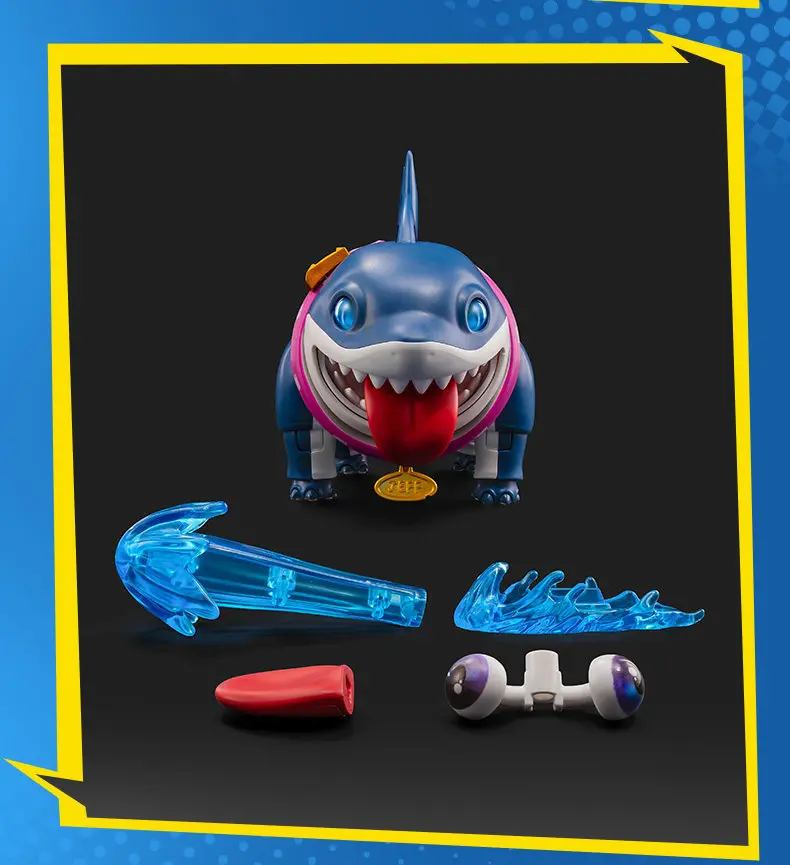 Blokees New Rivals Jeff The Land Shark Invisible Woman Assembly Model Kit Collectible Movable Replaceable Parts For Adult Fan