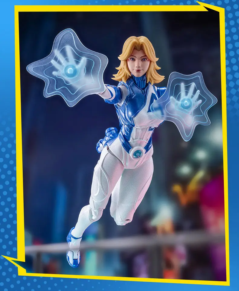 Blokees New Rivals Jeff The Land Shark Invisible Woman Assembly Model Kit Collectible Movable Replaceable Parts For Adult Fan