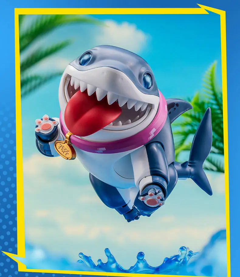 Blokees New Rivals Jeff The Land Shark Invisible Woman Assembly Model Kit Collectible Movable Replaceable Parts For Adult Fan