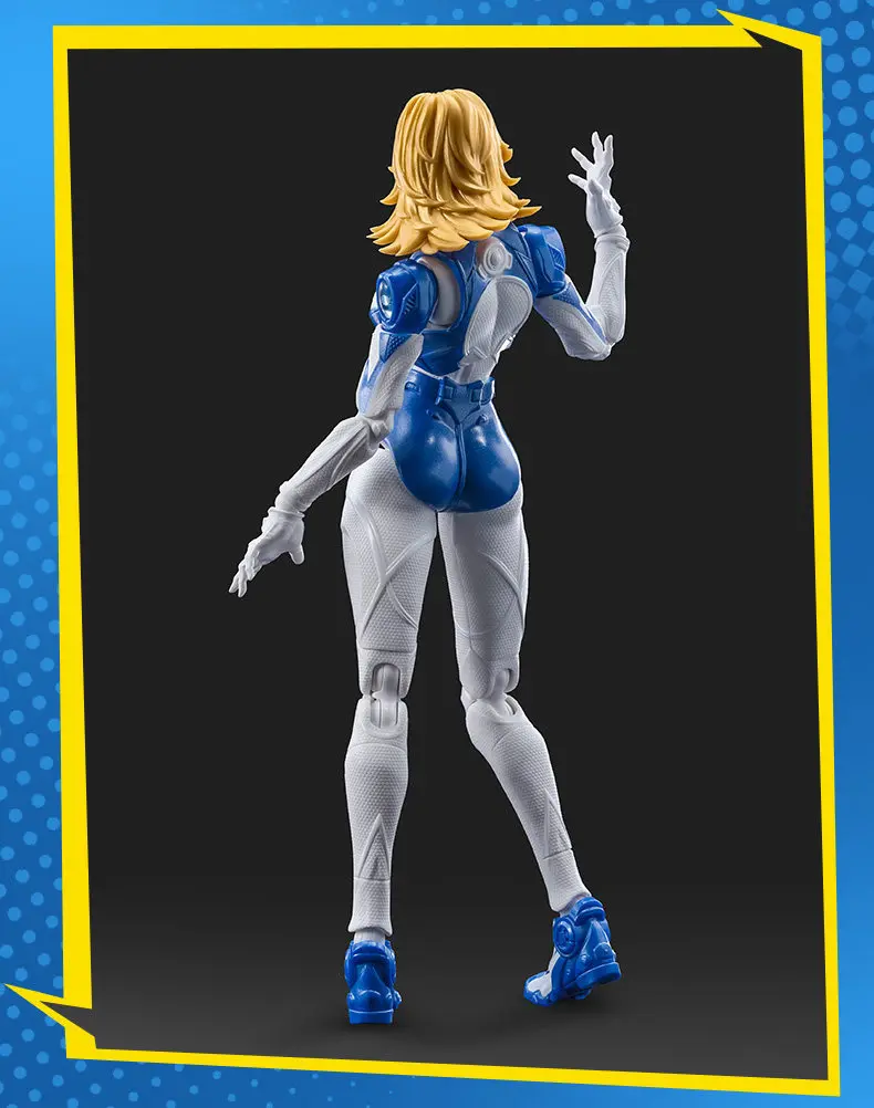 Blokees New Rivals Jeff The Land Shark Invisible Woman Assembly Model Kit Collectible Movable Replaceable Parts For Adult Fan