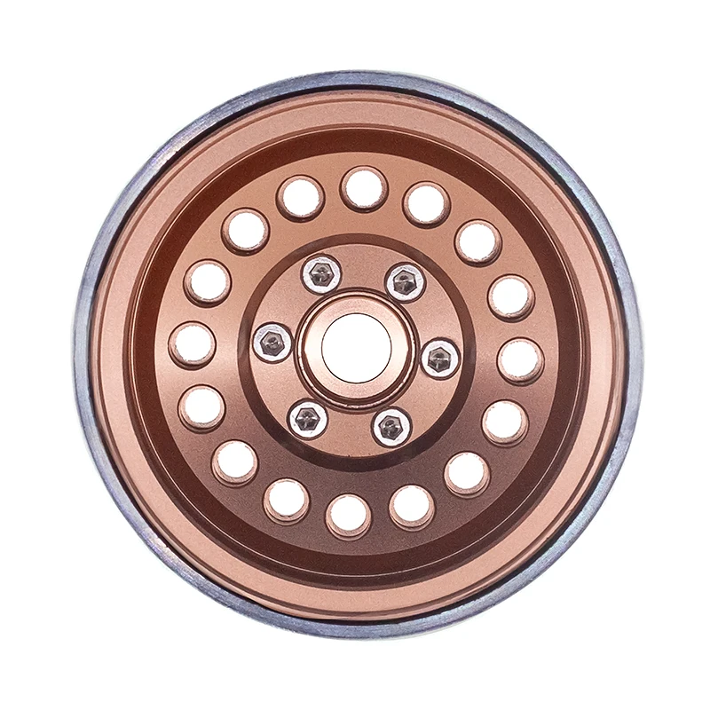 4pcs 1.9 Inch Beadlock RC Wheel Rim Set Wheel Hub for 1:10 RC Crawler Axial SCX10 II 90046 SCX10 III AXI03007 TRX4 D90