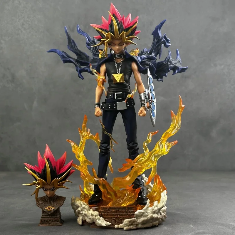28cm Dual Heads Youth Game Character Figurine PVC Collectible Toy Home Display Decor Gift For Adult Hobby Lovers