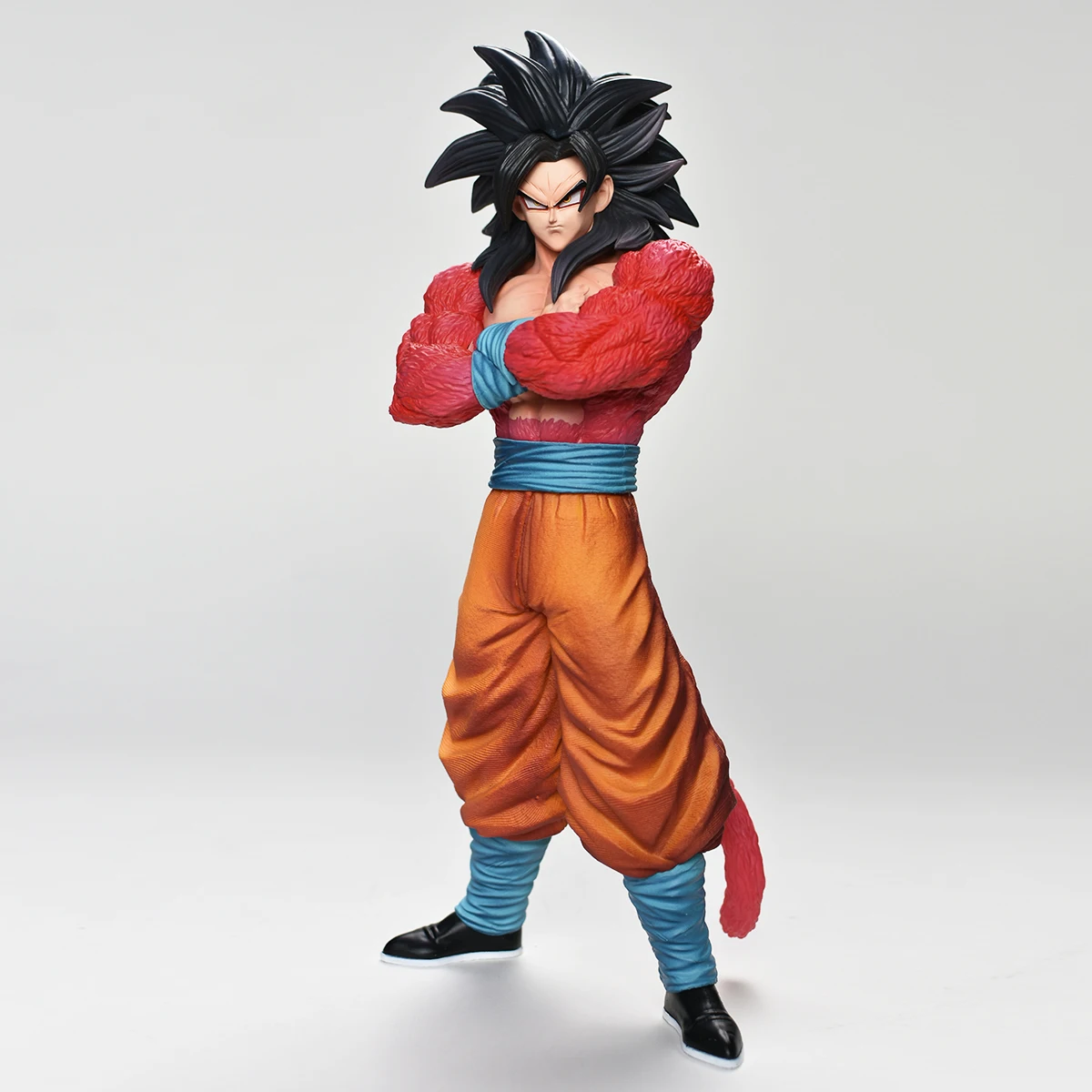 29cm/11.4in Anime Dragon Ball Z Figure Goku Action Figure Goku Super Saiyan 4 Figure Collectible Model Statue Toy Gift