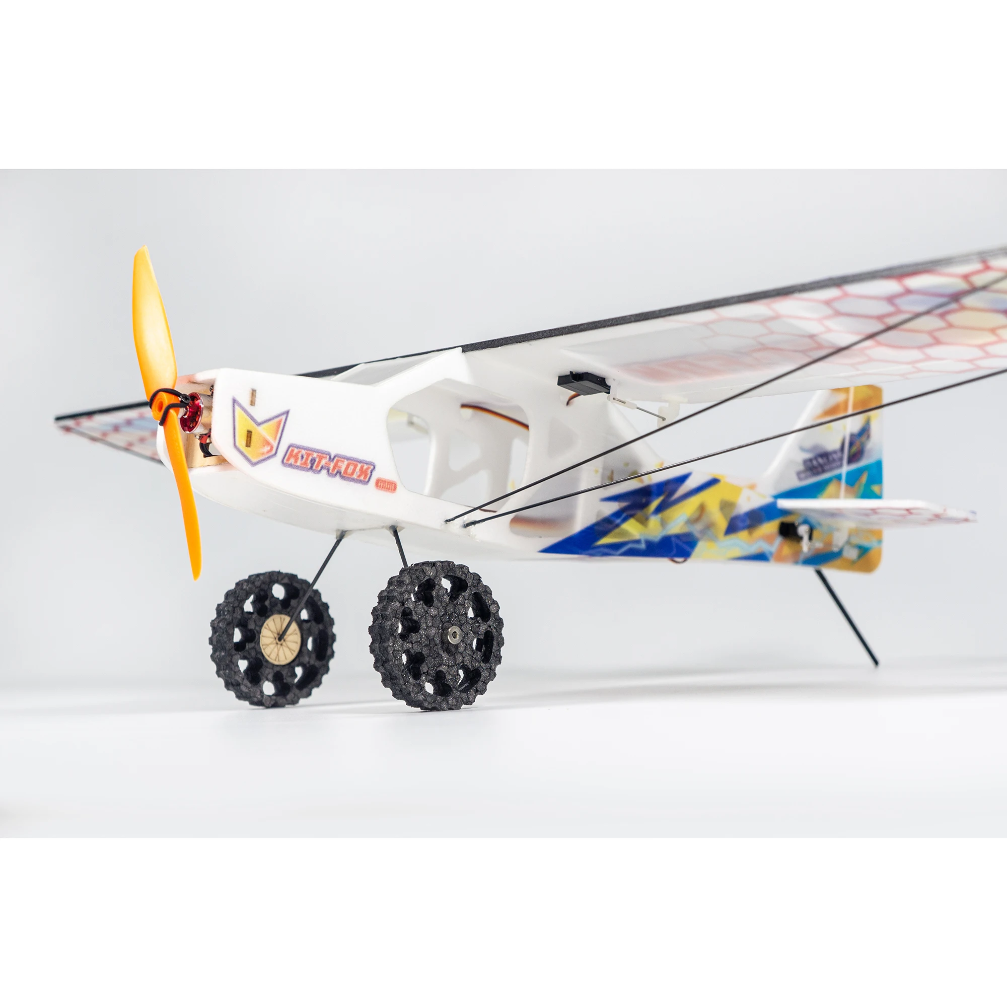 KIT-FOX V2025 RC Airplane Kit 570mm, EPP Foam DIY Assembly Model - High Performance Mini Plane for Beginners & Hobbyists
