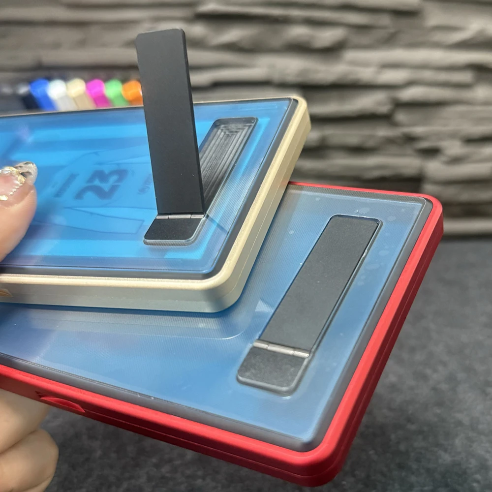 Aluminum Alloy Multicolor Trading Card Protect Case with Stand, For PSA BGS Graded Card, Support Horizontal and Vertical