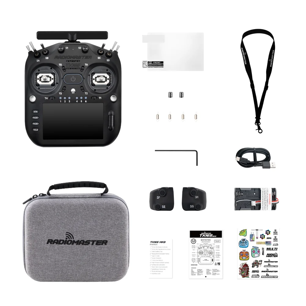 Radiomaster TX16S MK3 2.4GHz 900MHz V6 Hall Gimbal 5 inch IPS Touchscreen Gemini Dual Band ExpressLRS Radio Controller