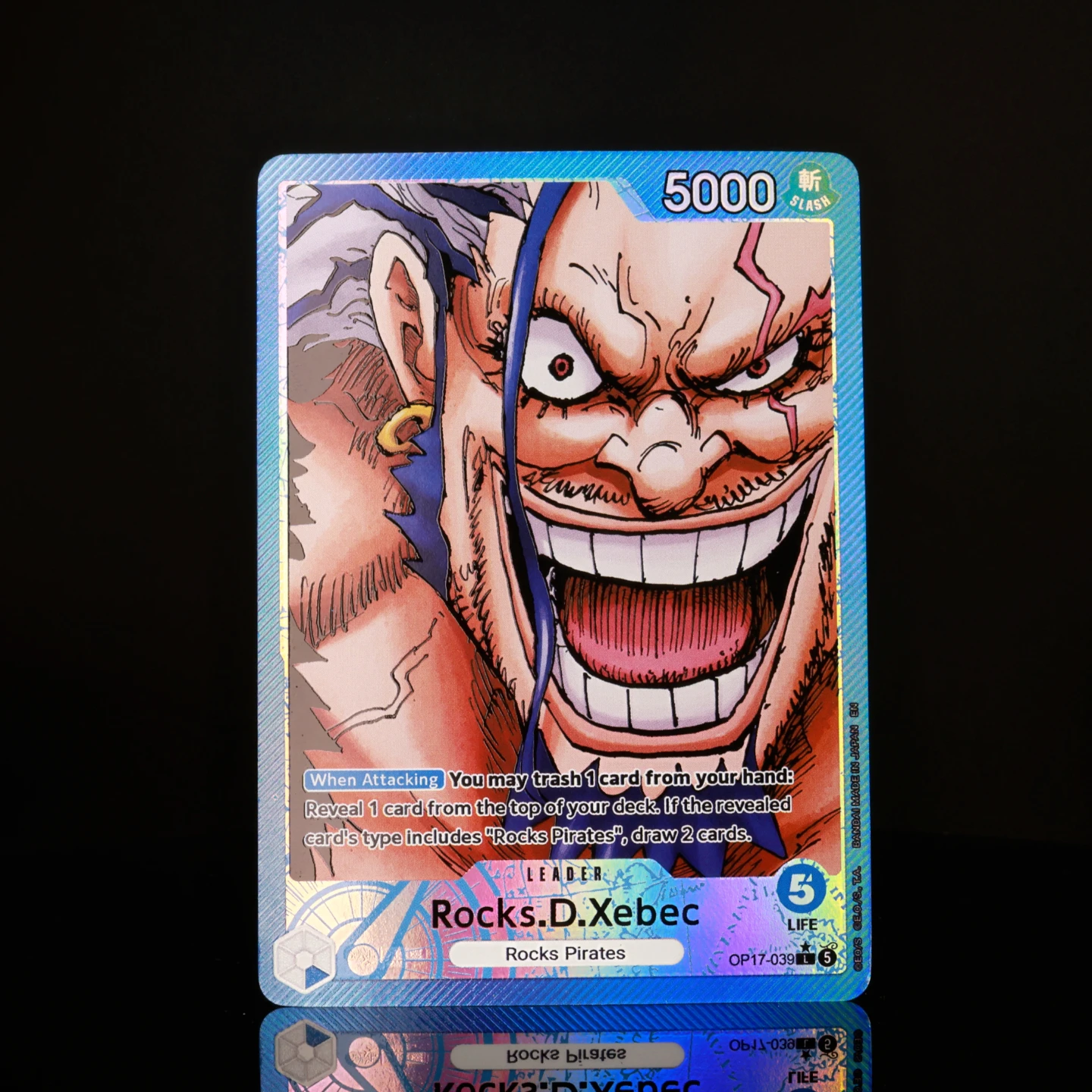 One Piece TCG OPCG English Leader Card OP17 Leader Card Set Luffy Newgate Rocks Linlin Kaido Shanks Textured Foil Card