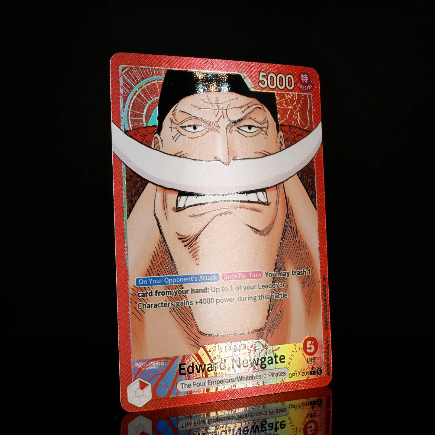 One Piece TCG OPCG English Leader Card OP17 Leader Card Set Luffy Newgate Rocks Linlin Kaido Shanks Textured Foil Card