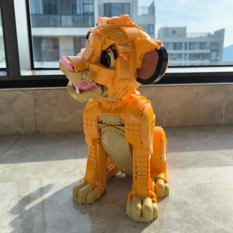 1445PCS New Arrival The Lion Model Building Blocks Creative Cartoon Toys for Friends Adults Holiday Birthday Presents