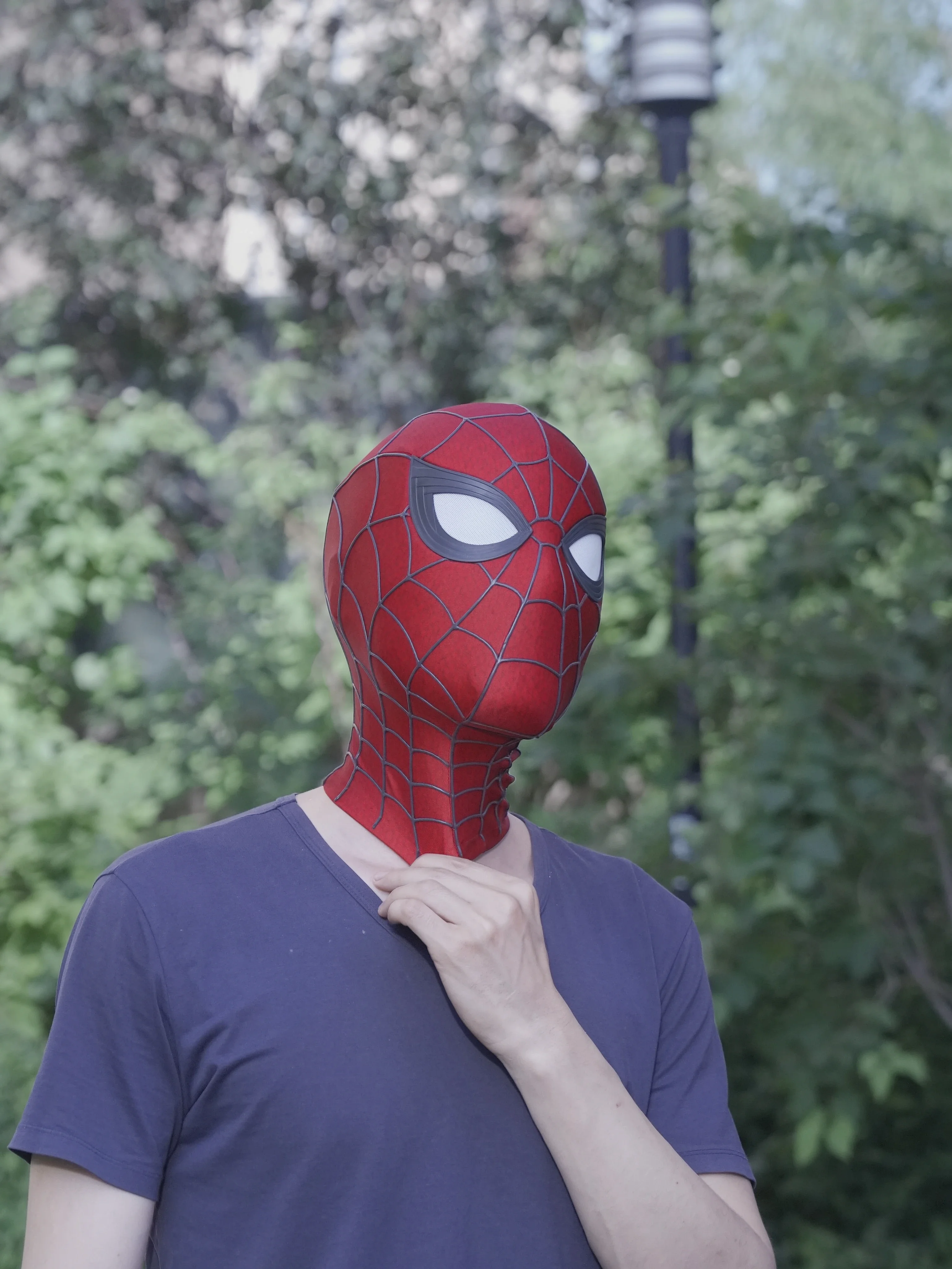 Spider Man Brand New Day Magnetic Mask Movie Accurate Marvel High Quality Collectible Action Figure Gift For Fans Official Merch