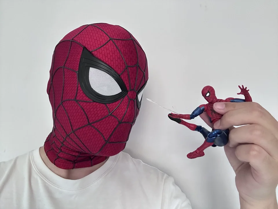 Spider Man Brand New Day Magnetic Mask Movie Accurate Marvel High Quality Collectible Action Figure Gift For Fans Official Merch