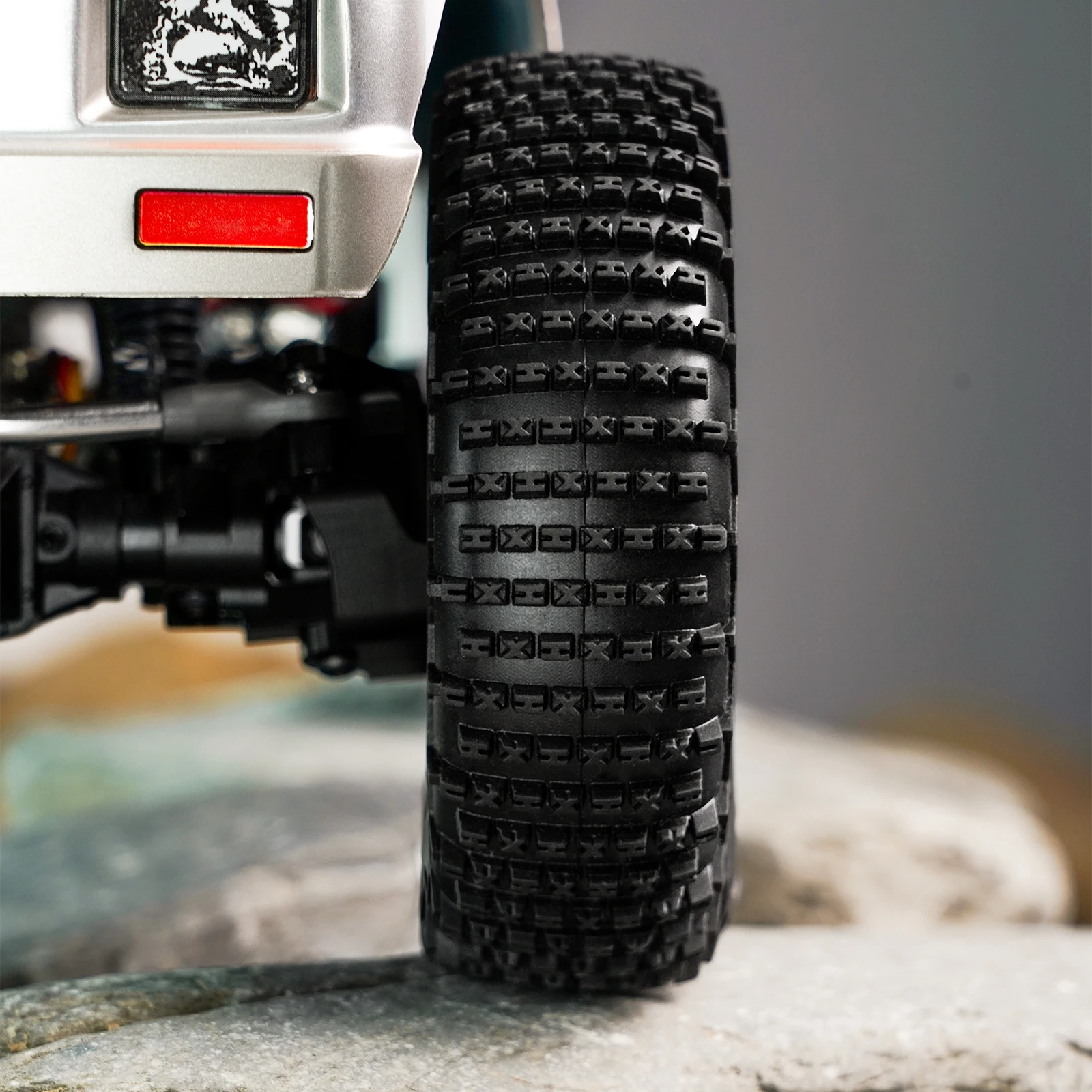 INJORA S5 122*36mm 1.9" XHX Pin Wheel Tires for 1/10 RC Crawler Car (T1923)