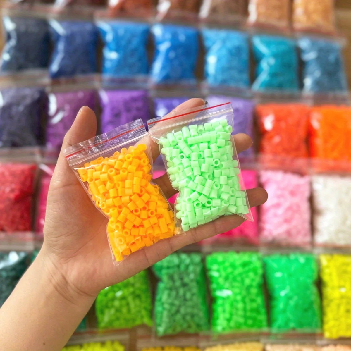 5MM 10000pcs 3D Hama Beads Pixel Puzzle Iron Beads for kids Perler Hama Beads Diy High Quality Handmade Gift toy Fuse Beads