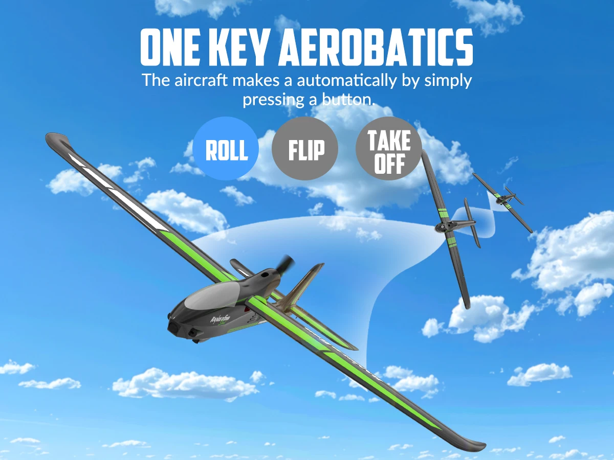 Volantexrc Ranger600 RC Aircraft 2.4GHz 4CH 600MM Fixed Wing RC Plane With 6-Axis Gyro Stabilizer One Key Aerobatic RTF Fighter