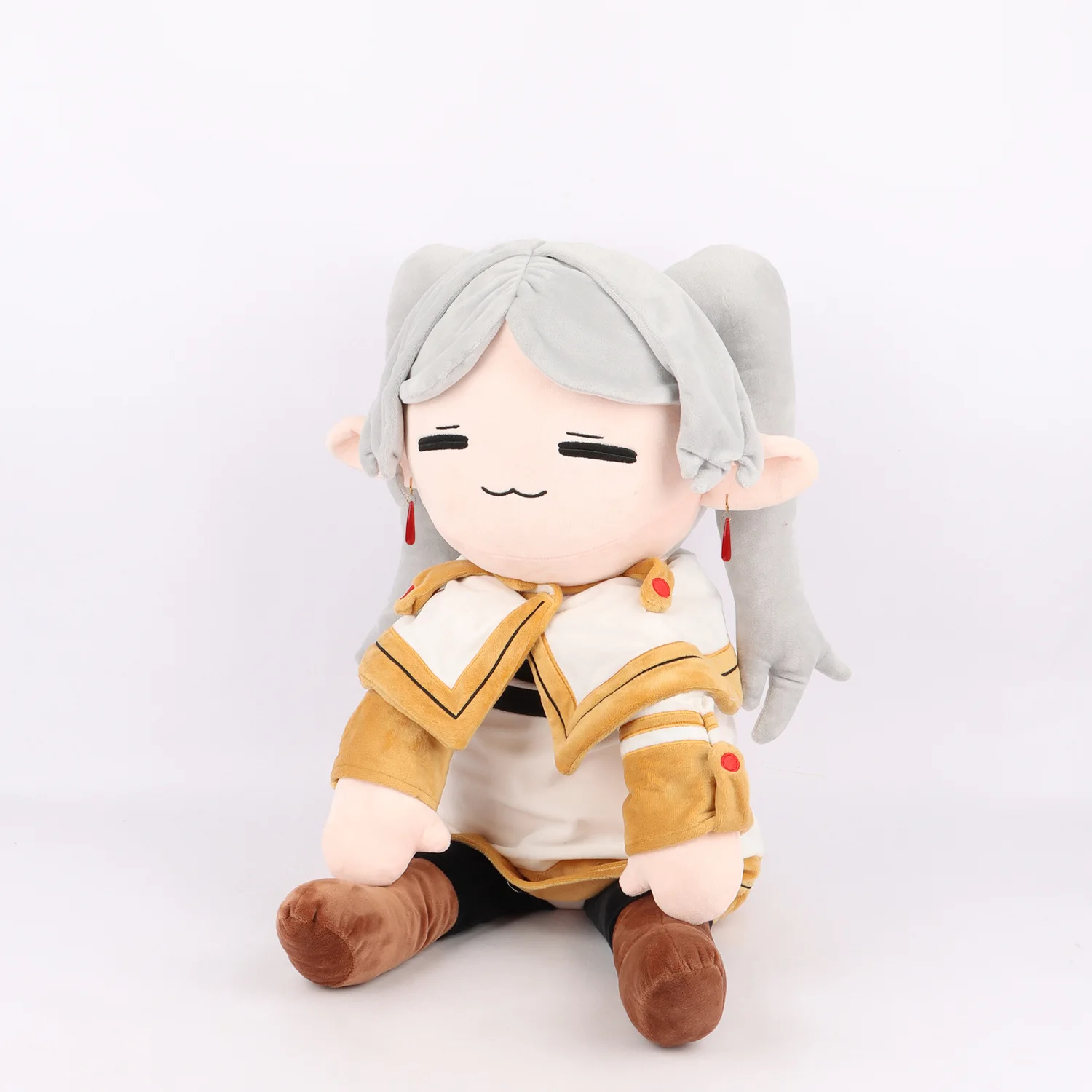75cm Giant Frieren At The Funeral Plush Doll Toys Cute Cartoon Anime Figure Plushie Doll Stuffed Anime Periphery Toys Kids Gifts