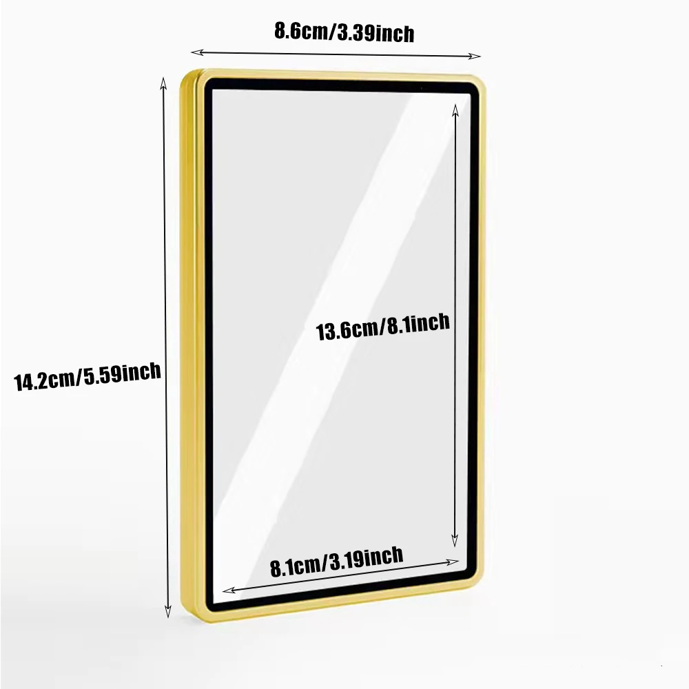Multicolor Aluminum Alloy Graded Card Protect Cases For PSA CGC BGS Graded Cards, Scratch Resistant Trading Card Holder