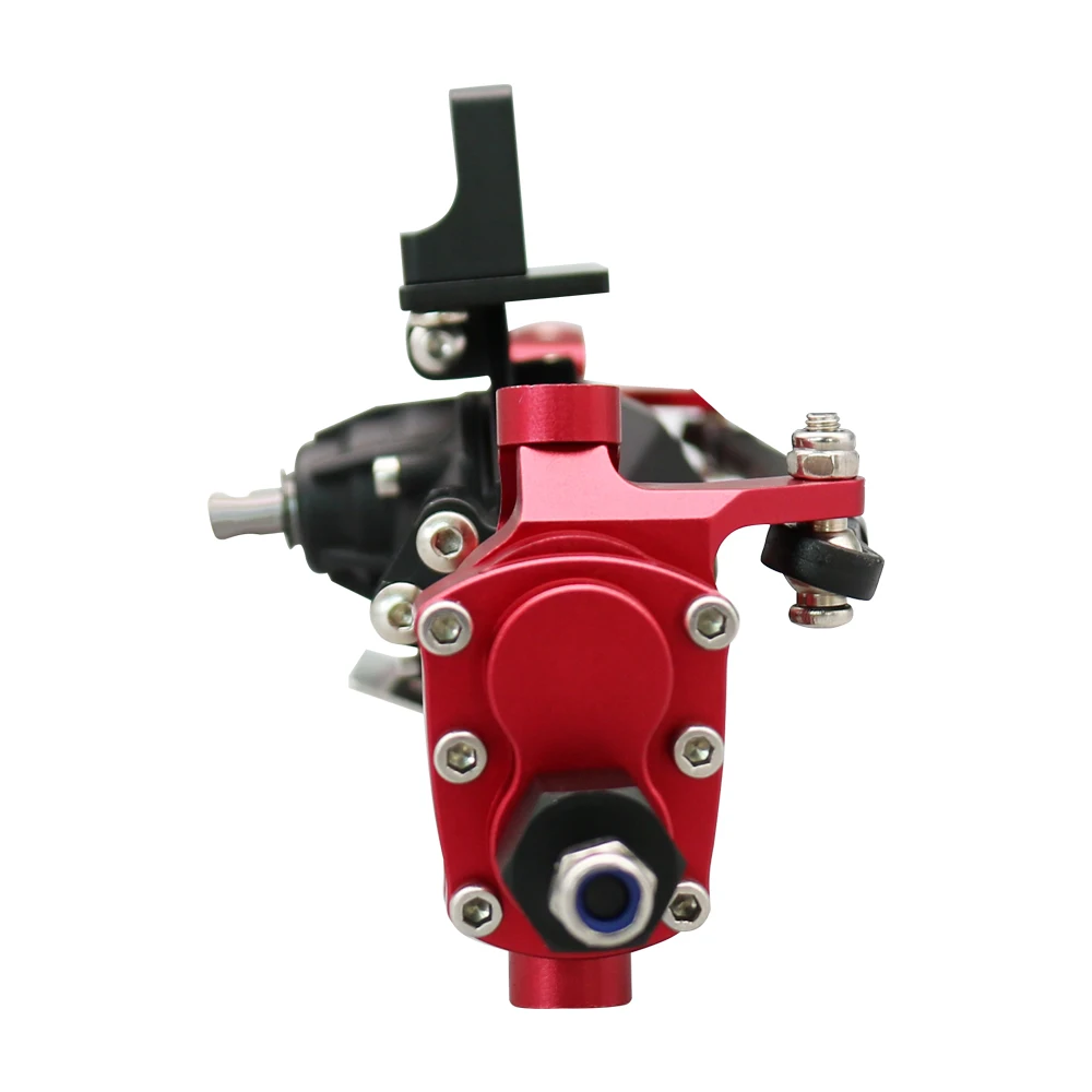 Front and Rear Portal Axle CNC Aluminum Alloy Anodized for 1/10 RC Rock Crawler Axial SCX10 II Spiral Gear 90046 90047 D90 RC4WD