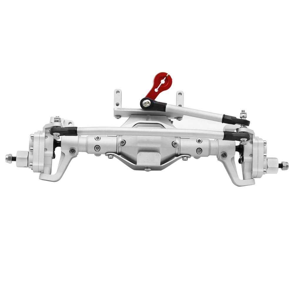 Front and Rear Portal Axle CNC Aluminum Alloy Anodized for 1/10 RC Rock Crawler Axial SCX10 II Spiral Gear 90046 90047 D90 RC4WD