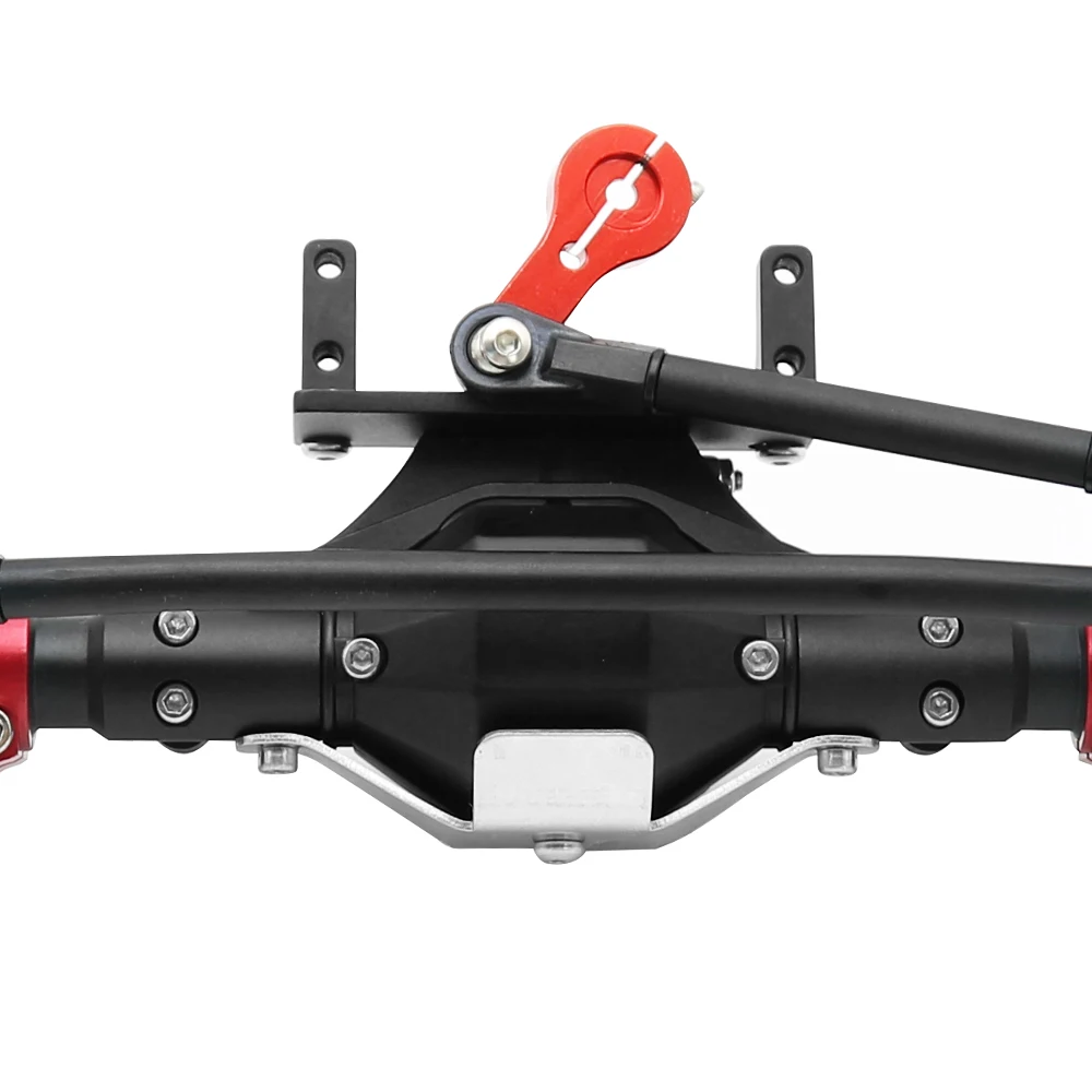 Front and Rear Portal Axle CNC Aluminum Alloy Anodized for 1/10 RC Rock Crawler Axial SCX10 II Spiral Gear 90046 90047 D90 RC4WD