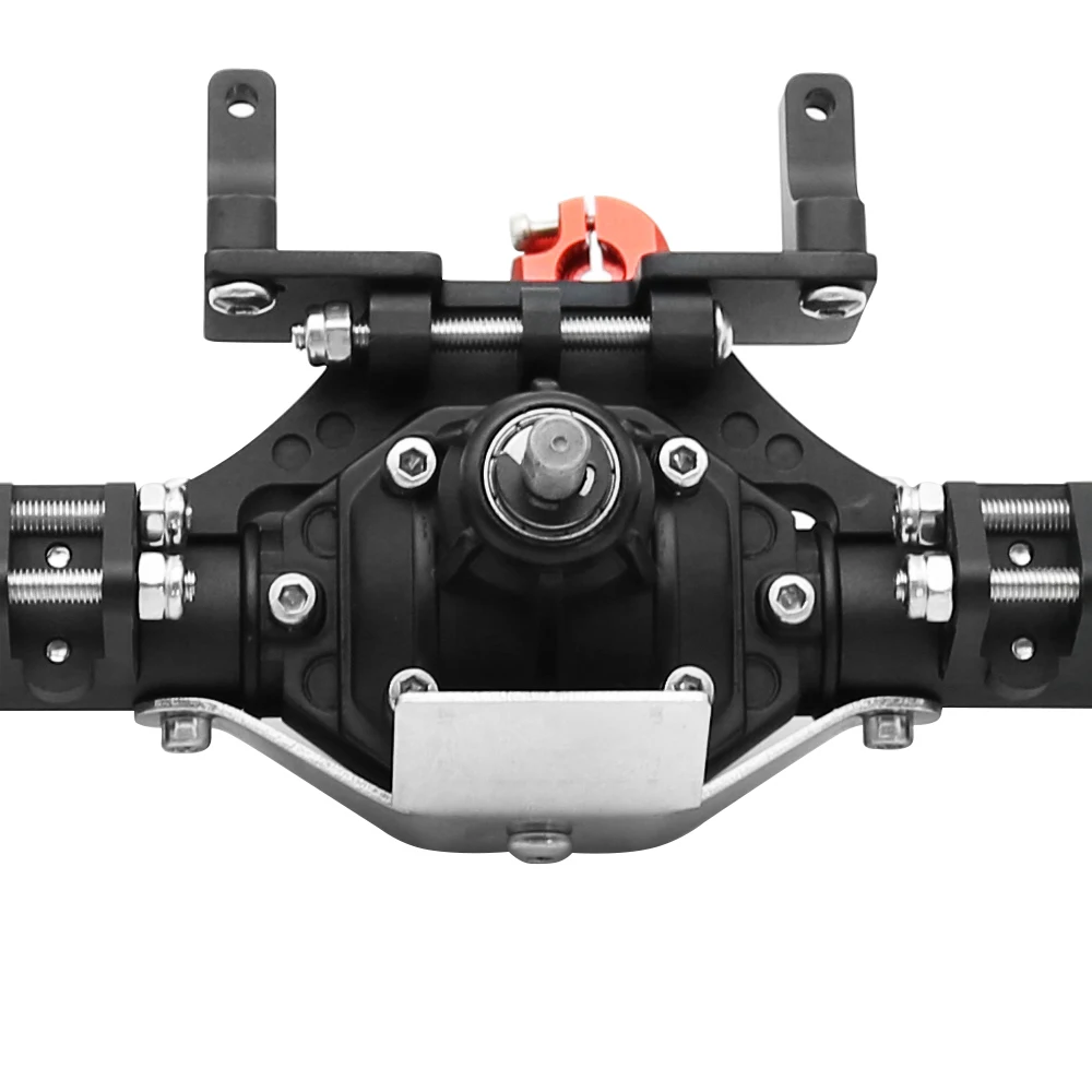 Front and Rear Portal Axle CNC Aluminum Alloy Anodized for 1/10 RC Rock Crawler Axial SCX10 II Spiral Gear 90046 90047 D90 RC4WD