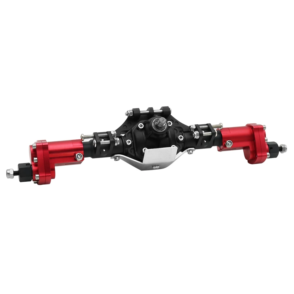Front and Rear Portal Axle CNC Aluminum Alloy Anodized for 1/10 RC Rock Crawler Axial SCX10 II Spiral Gear 90046 90047 D90 RC4WD