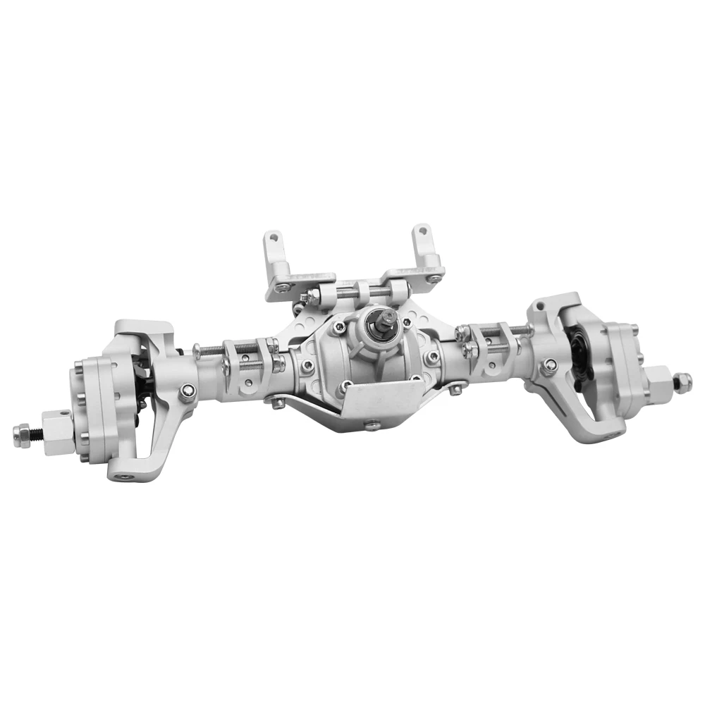 Front and Rear Portal Axle CNC Aluminum Alloy Anodized for 1/10 RC Rock Crawler Axial SCX10 II Spiral Gear 90046 90047 D90 RC4WD