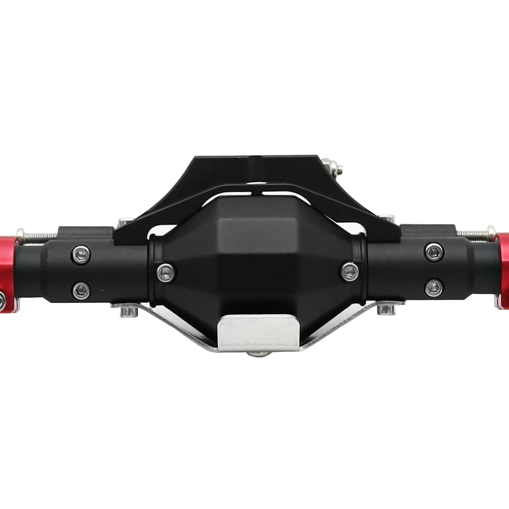 Front and Rear Portal Axle CNC Aluminum Alloy Anodized for 1/10 RC Rock Crawler Axial SCX10 II Spiral Gear 90046 90047 D90 RC4WD
